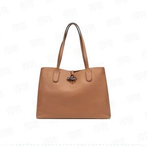 Longchamp Roseau Brown Leather Tote